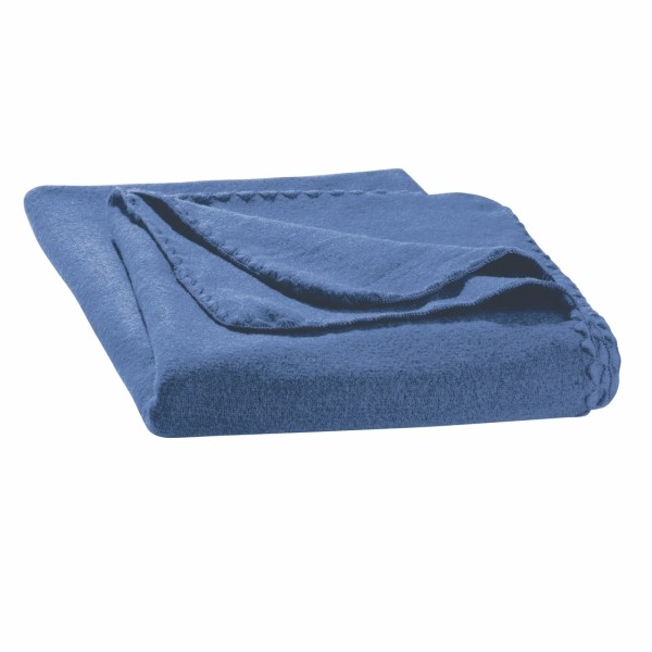 Одеяло из свалянной шерсти, 140х100, голубой _ 5120700