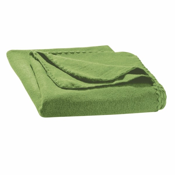 Одеяло из свалянной шерсти, 140х100, зелёный _ 5120900